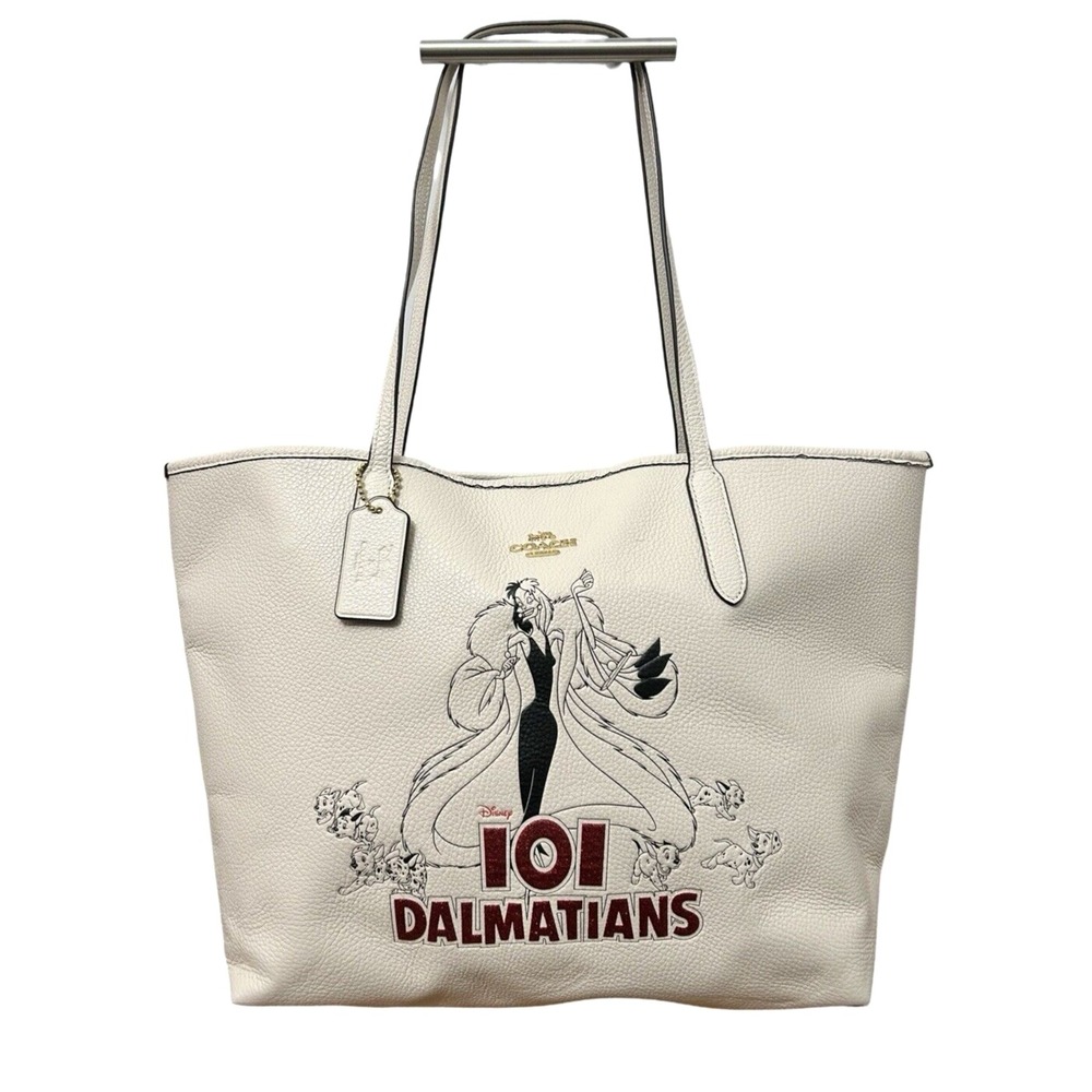 COACH x DISNEY City Tote Bag - CRUELLA DE VIL of 101 DALMATIANS